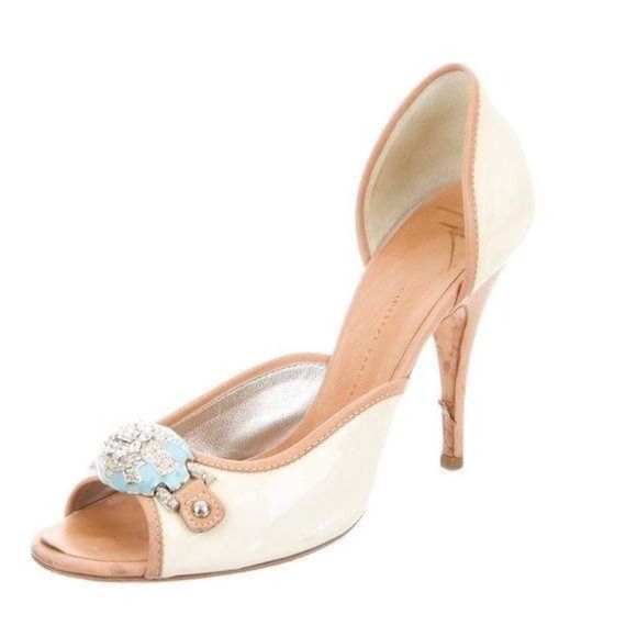 GIUSEPPE ZANOTTI Patent Leather d’Orsay Pumps - Picture 2 of 6